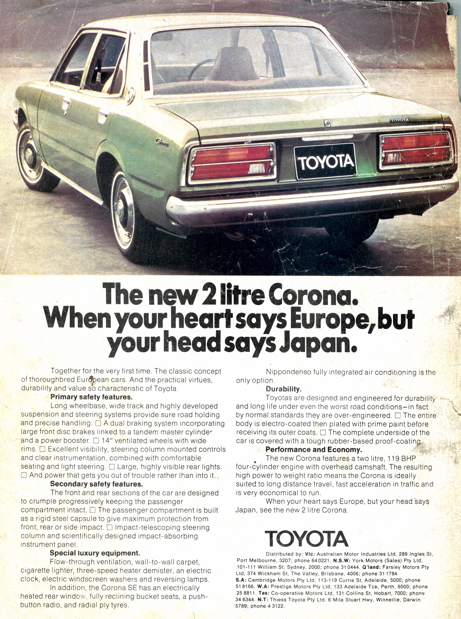1975 Toyota Corona 2 Litre